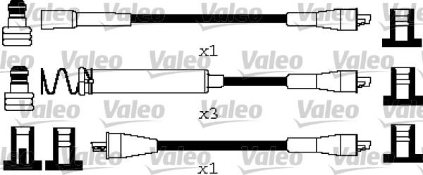 Valeo 346668 - Комплект запалителеи кабели vvparts.bg