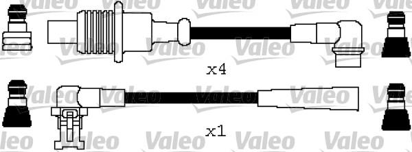 Valeo 346604 - Комплект запалителеи кабели vvparts.bg