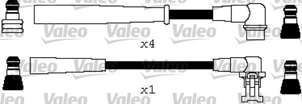 Valeo 346608 - Комплект запалителеи кабели vvparts.bg
