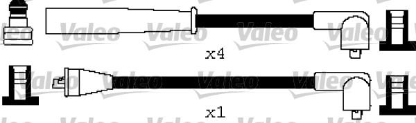 Valeo 346603 - Комплект запалителеи кабели vvparts.bg