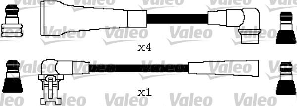 Valeo 346607 - Комплект запалителеи кабели vvparts.bg