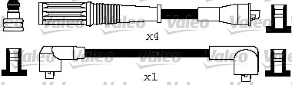 Valeo 346610 - Комплект запалителеи кабели vvparts.bg