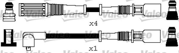 Valeo 346618 - Комплект запалителеи кабели vvparts.bg