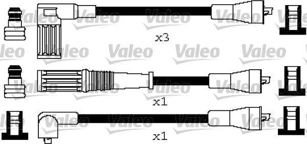 Valeo 346617 - Комплект запалителеи кабели vvparts.bg