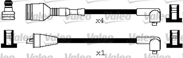 Valeo 346625 - Комплект запалителеи кабели vvparts.bg