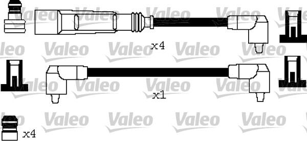 Valeo 346620 - Комплект запалителеи кабели vvparts.bg