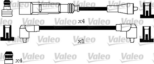 Valeo 346623 - Комплект запалителеи кабели vvparts.bg