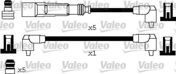 Valeo 346622 - Комплект запалителеи кабели vvparts.bg