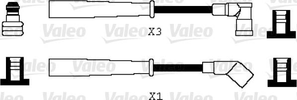 Valeo 346066 - Комплект запалителеи кабели vvparts.bg