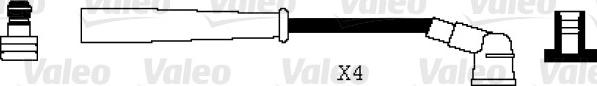Valeo 346063 - Комплект запалителеи кабели vvparts.bg