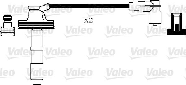 Valeo 346001 - Комплект запалителеи кабели vvparts.bg