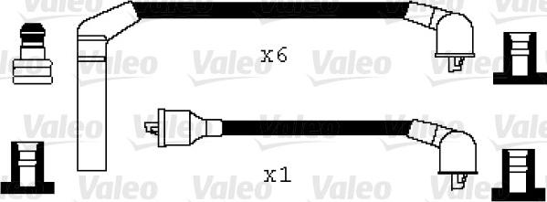 Valeo 346018 - Комплект запалителеи кабели vvparts.bg