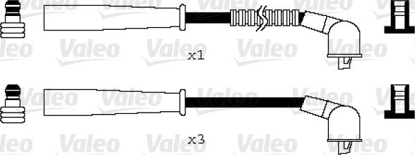 Valeo 346084 - Комплект запалителеи кабели vvparts.bg