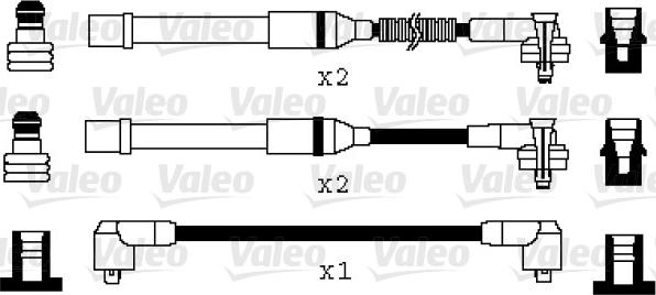 Valeo 346087 - Комплект запалителеи кабели vvparts.bg