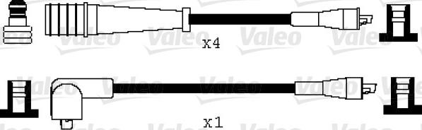 Valeo 346035 - Комплект запалителеи кабели vvparts.bg