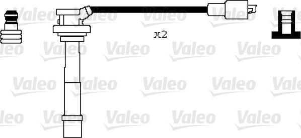 Valeo 346079 - Комплект запалителеи кабели vvparts.bg