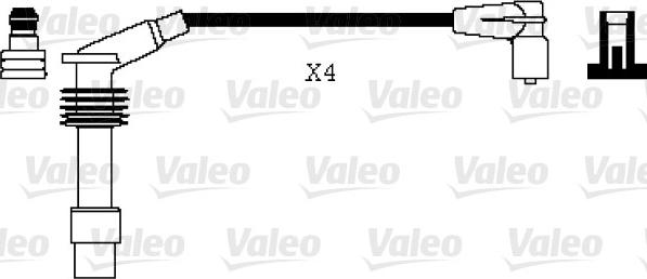 Valeo 346074 - Комплект запалителеи кабели vvparts.bg