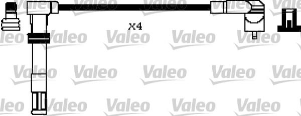 Valeo 346196 - Комплект запалителеи кабели vvparts.bg