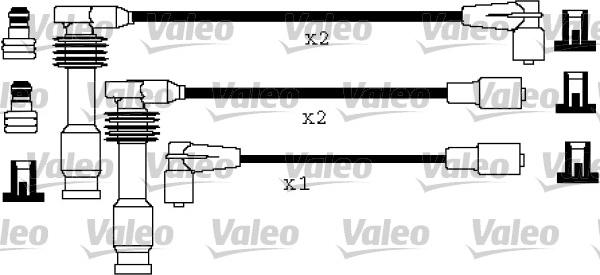 Valeo 346193 - Комплект запалителеи кабели vvparts.bg