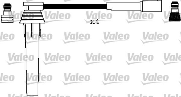 Valeo 346154 - Комплект запалителеи кабели vvparts.bg