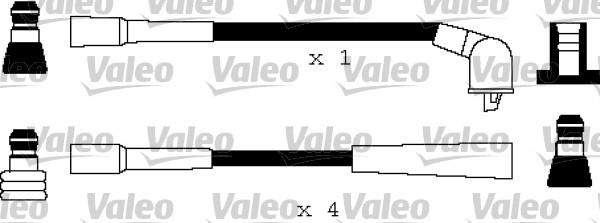 Valeo 346157 - Комплект запалителеи кабели vvparts.bg