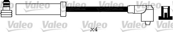 Valeo 346166 - Комплект запалителеи кабели vvparts.bg