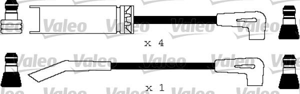 Valeo 346161 - Комплект запалителеи кабели vvparts.bg