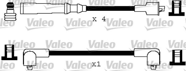 Valeo 346109 - Комплект запалителеи кабели vvparts.bg