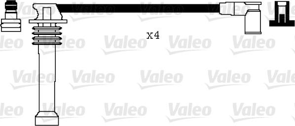 Valeo 346104 - Комплект запалителеи кабели vvparts.bg