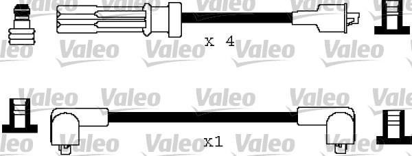 Valeo 346108 - Комплект запалителеи кабели vvparts.bg