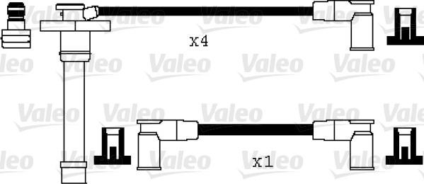 Valeo 346102 - Комплект запалителеи кабели vvparts.bg