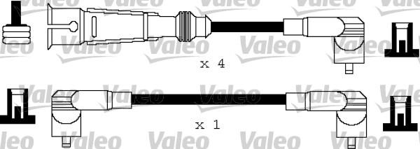 Valeo 346119 - Комплект запалителеи кабели vvparts.bg