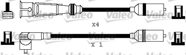 Valeo 346111 - Комплект запалителеи кабели vvparts.bg