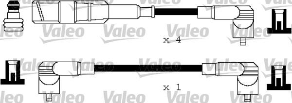 Valeo 346118 - Комплект запалителеи кабели vvparts.bg