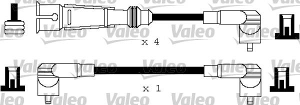 Valeo 346117 - Комплект запалителеи кабели vvparts.bg