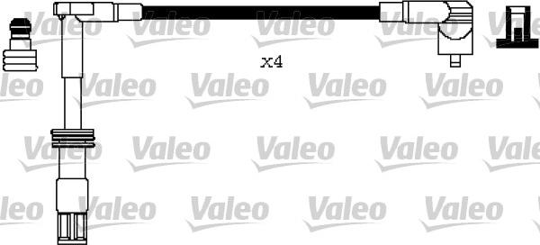 Valeo 346184 - Комплект запалителеи кабели vvparts.bg