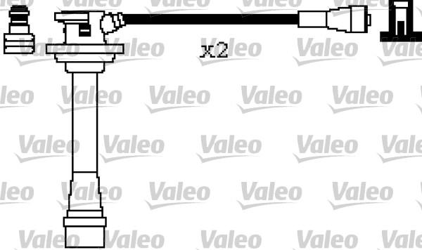 Valeo 346187 - Комплект запалителеи кабели vvparts.bg