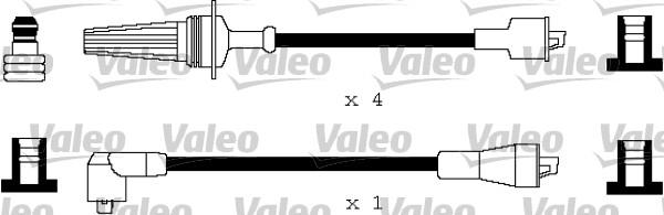Valeo 346134 - Комплект запалителеи кабели vvparts.bg