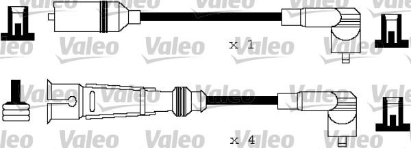 Valeo 346120 - Комплект запалителеи кабели vvparts.bg