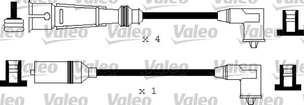 Valeo 346176 - Комплект запалителеи кабели vvparts.bg