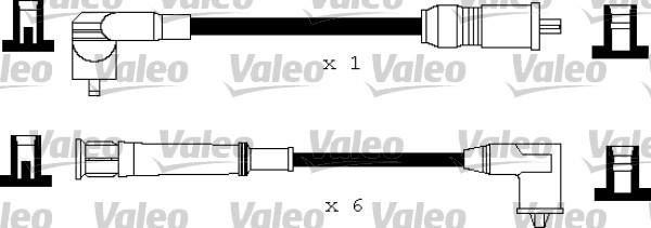 Valeo 346171 - Комплект запалителеи кабели vvparts.bg