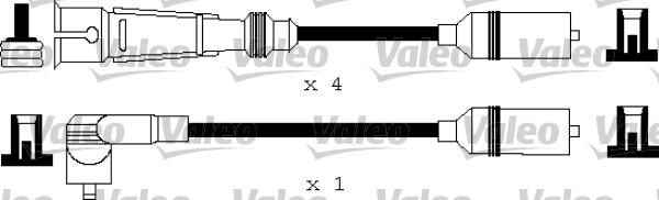 Valeo 346177 - Комплект запалителеи кабели vvparts.bg