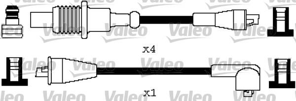 Valeo 346396 - Комплект запалителеи кабели vvparts.bg