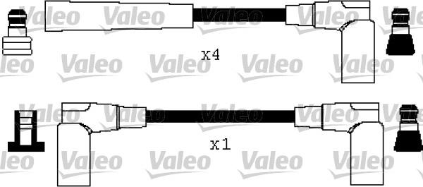 Valeo 346390 - Комплект запалителеи кабели vvparts.bg