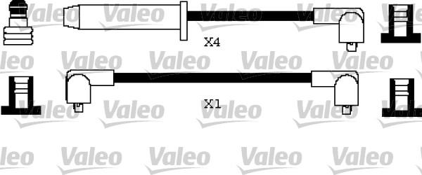 Valeo 346397 - Комплект запалителеи кабели vvparts.bg