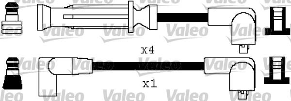 Valeo 346345 - Комплект запалителеи кабели vvparts.bg