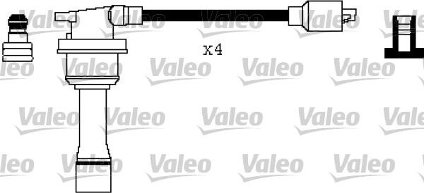 Valeo 346348 - Комплект запалителеи кабели vvparts.bg