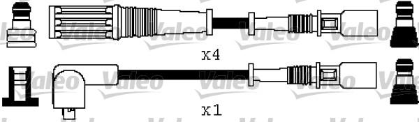 Valeo 346358 - Комплект запалителеи кабели vvparts.bg