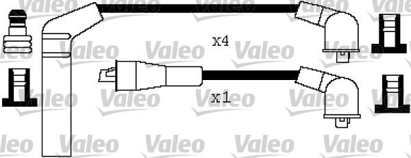 Valeo 346353 - Комплект запалителеи кабели vvparts.bg