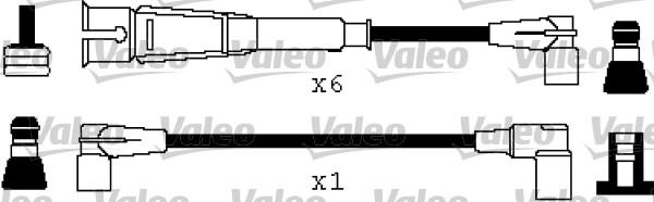 Valeo 346360 - Комплект запалителеи кабели vvparts.bg